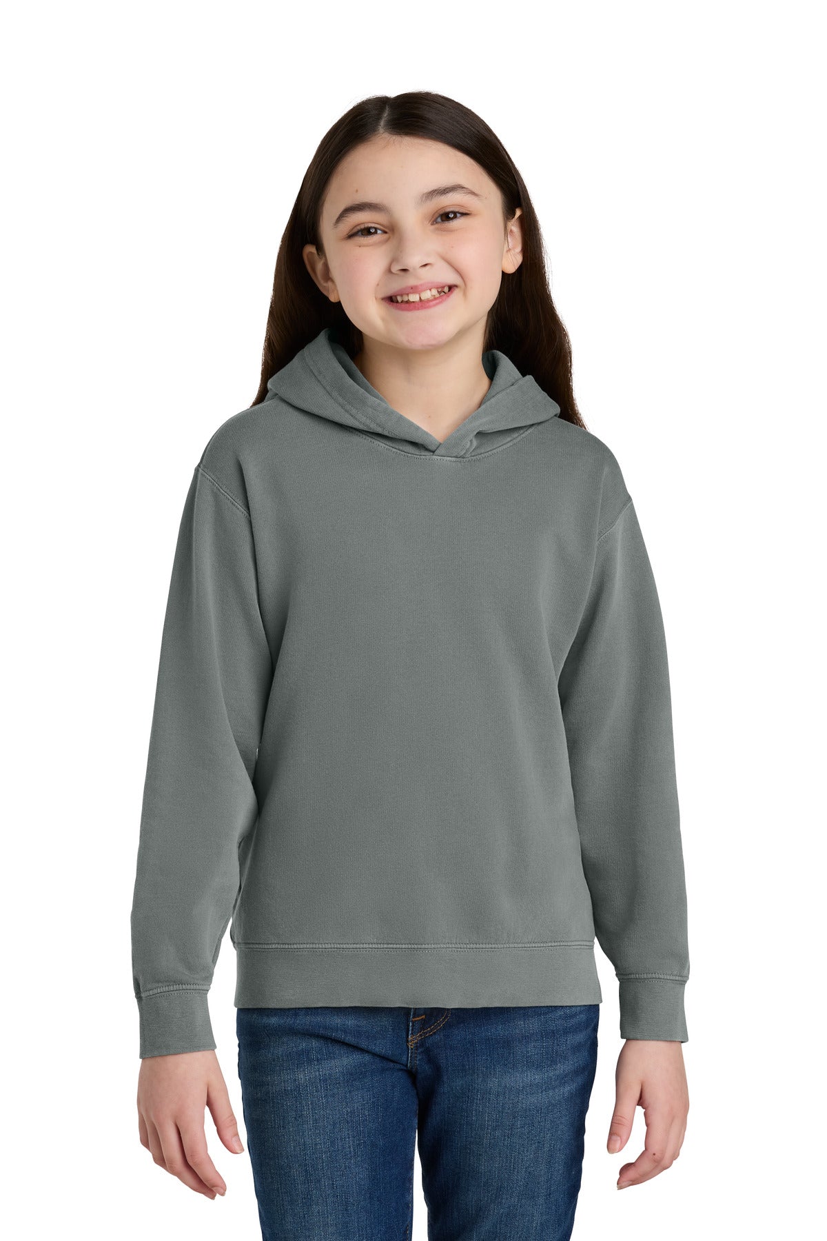 سويت شيرت Comfort Colors® Youth خفيف الوزن بغطاء رأس 1467Y