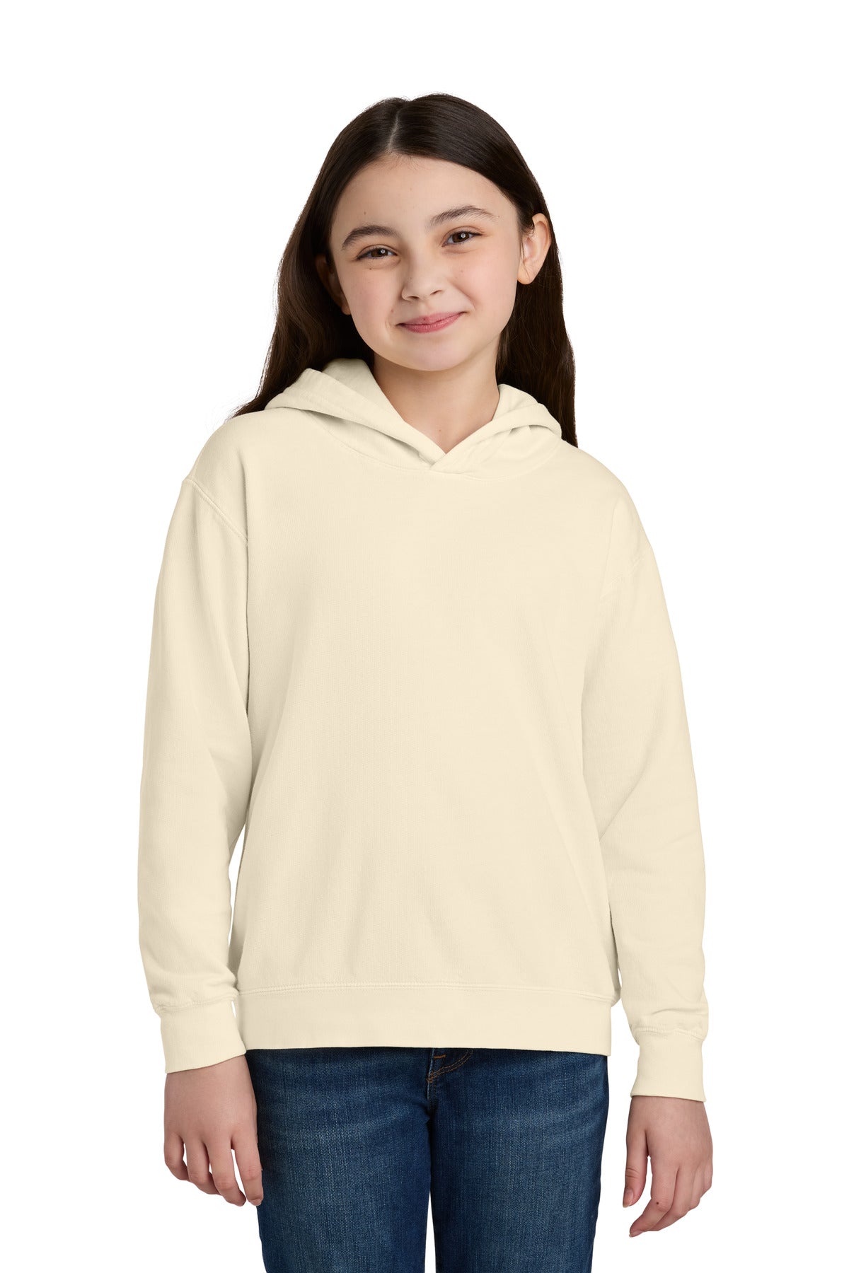 سويت شيرت Comfort Colors® Youth خفيف الوزن بغطاء رأس 1467Y
