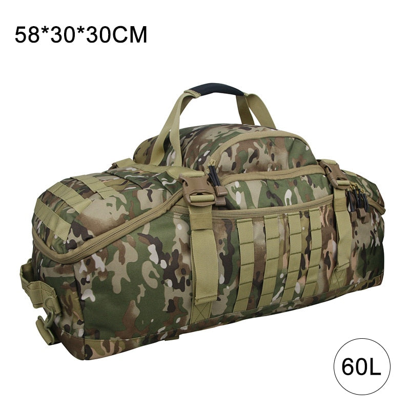 40L 60L 80L Waterproof Travel Bags Large Capacity Luggage Bags Men Duffel Bag T image 8
