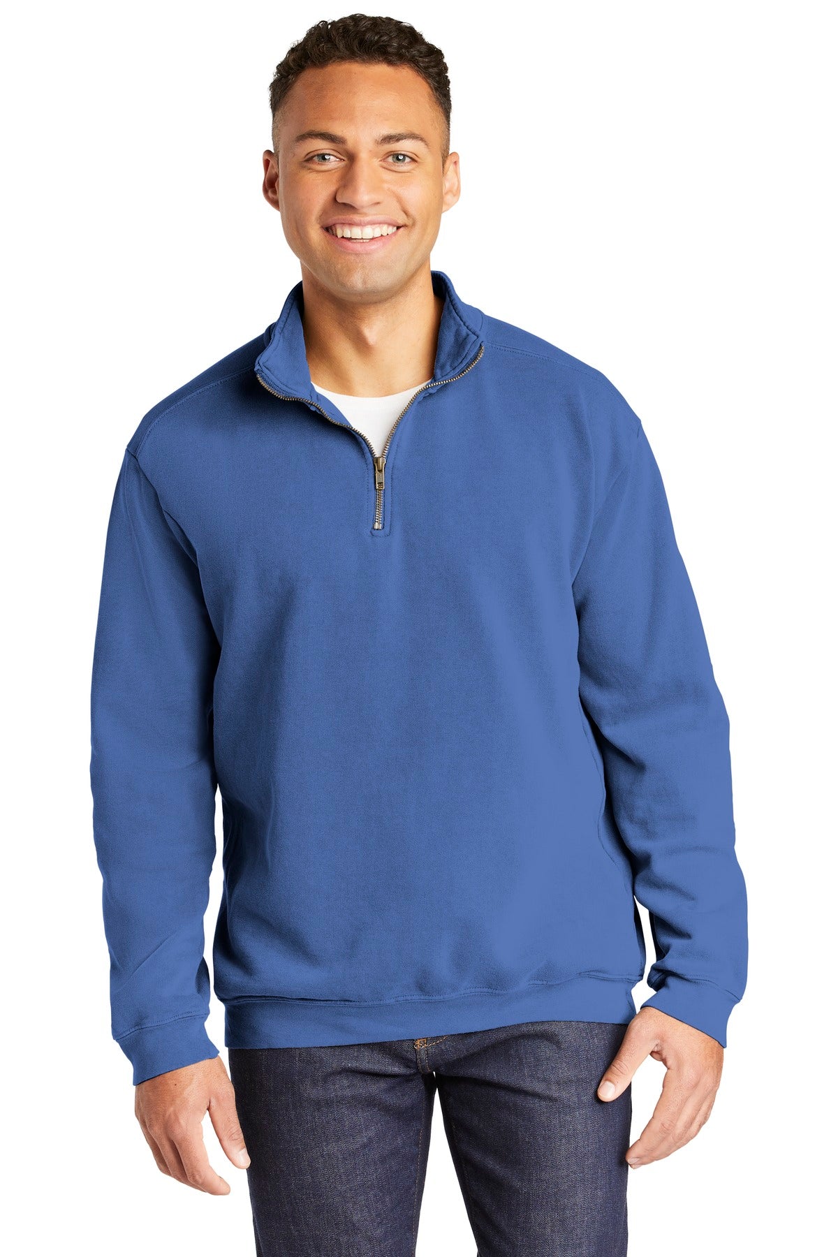 COMFORT COLORS Â® Ring Spun 1/4-Zip Sweatshirt. 1580