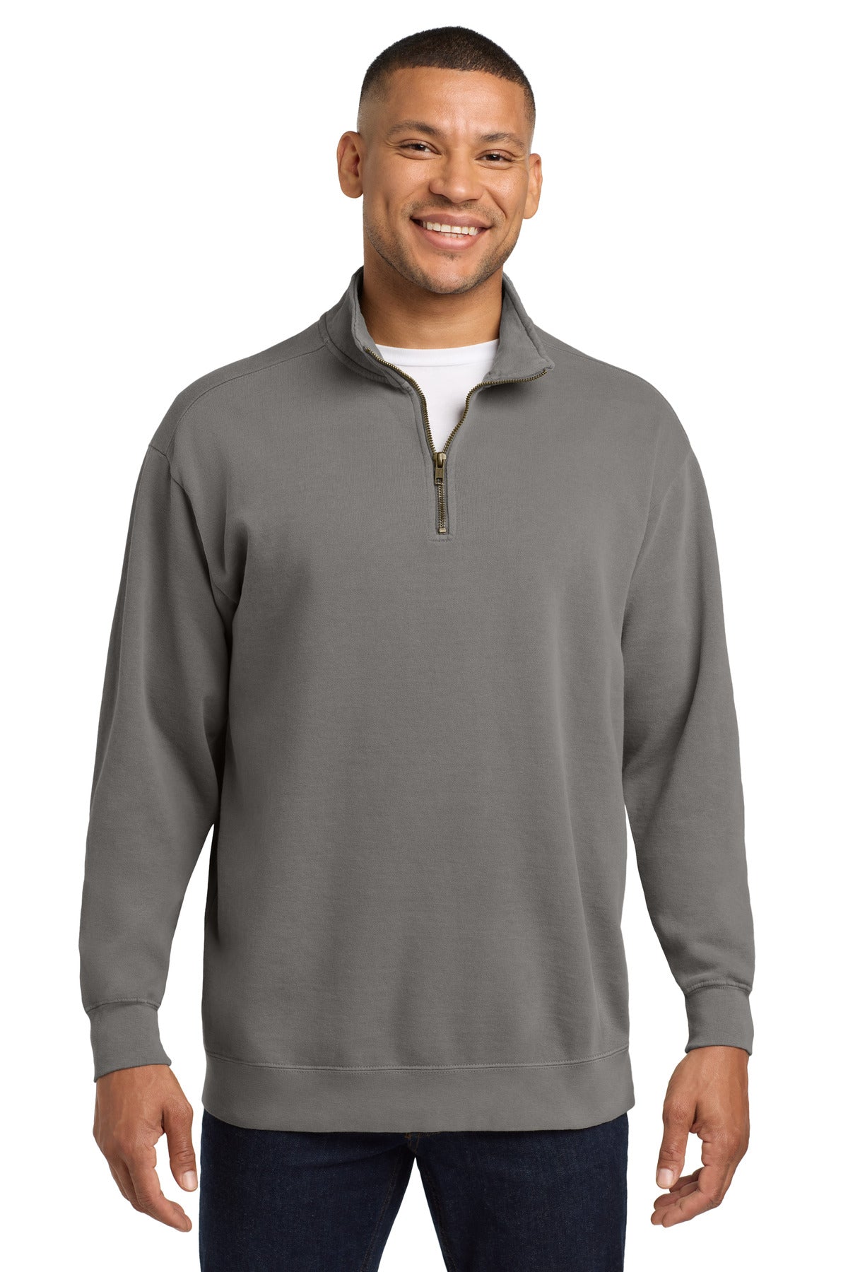 COMFORT COLORS Â® Ring Spun 1/4-Zip Sweatshirt. 1580