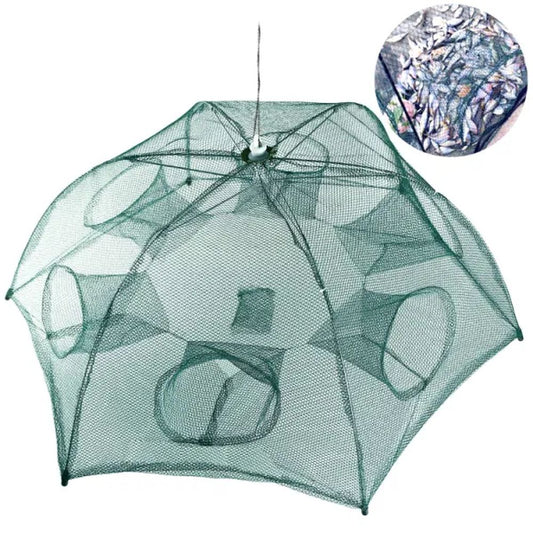 Fishing Trap Net Portable Folded Fishing Bait Trap Shrimp Minnow Crab Bait Net image 0