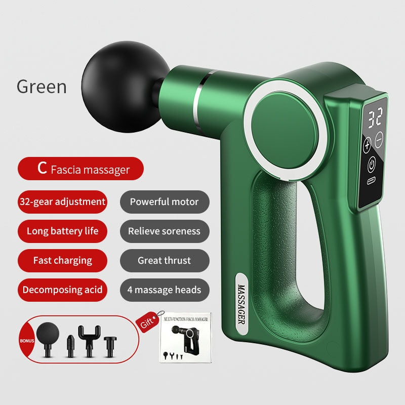 Mini Fascia Gun Vibration Massage Portable Small Massager Muscle Relaxation Bod image 2