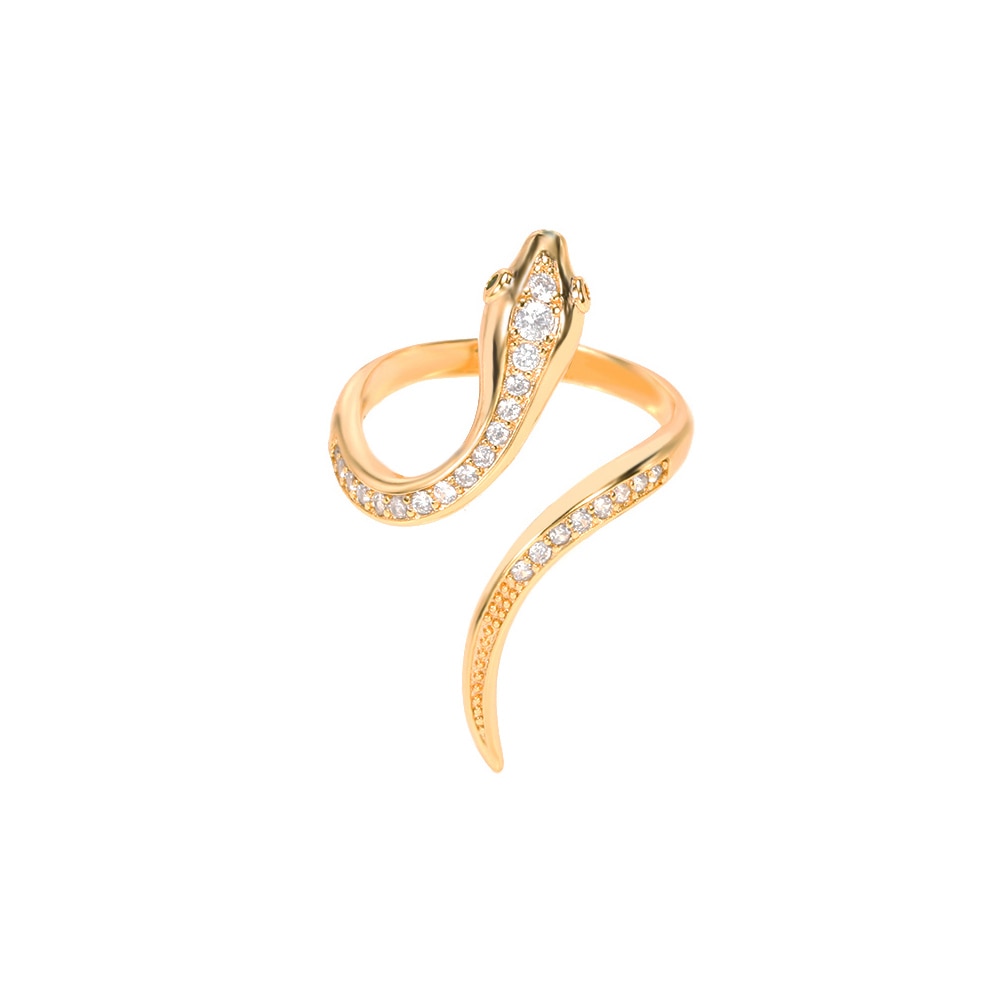 48 Style Women Stainless Steel Rings Gold Color Hollow Out Geometric Open Ring  image 7