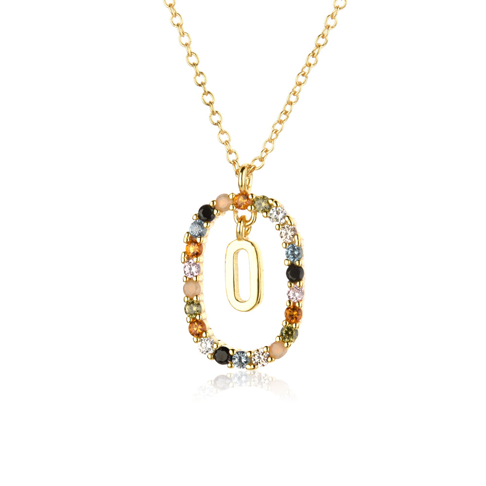 KIKICHICC 925 Sterling Silver Gold Letters E K T Alphabet Initial Long Chain Ne image 10