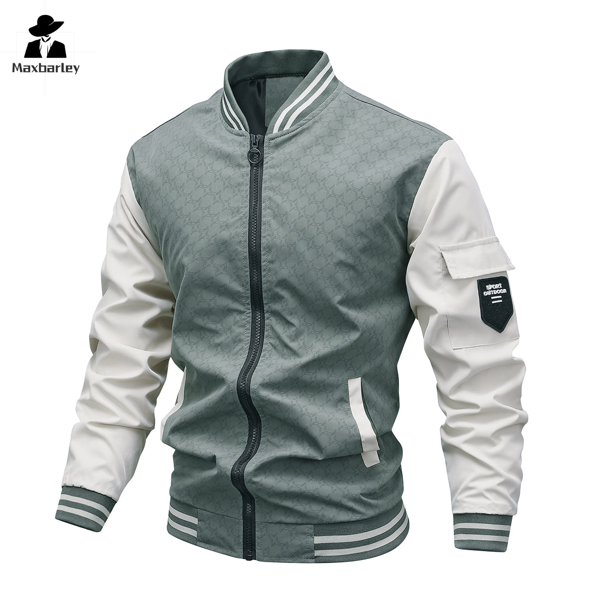 2024 New Jacket Men's Fashion Casual Slim Baseball Suit Coat Spring and Autumn image 0