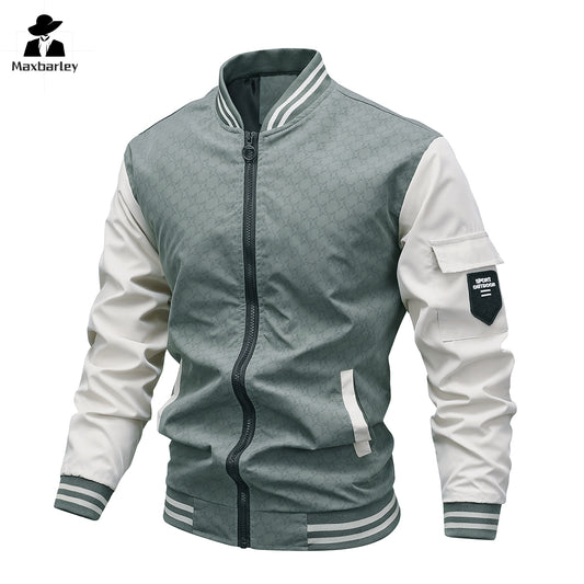 2024 New Jacket Men's Fashion Casual Slim Baseball Suit Coat Spring and Autumn image 0