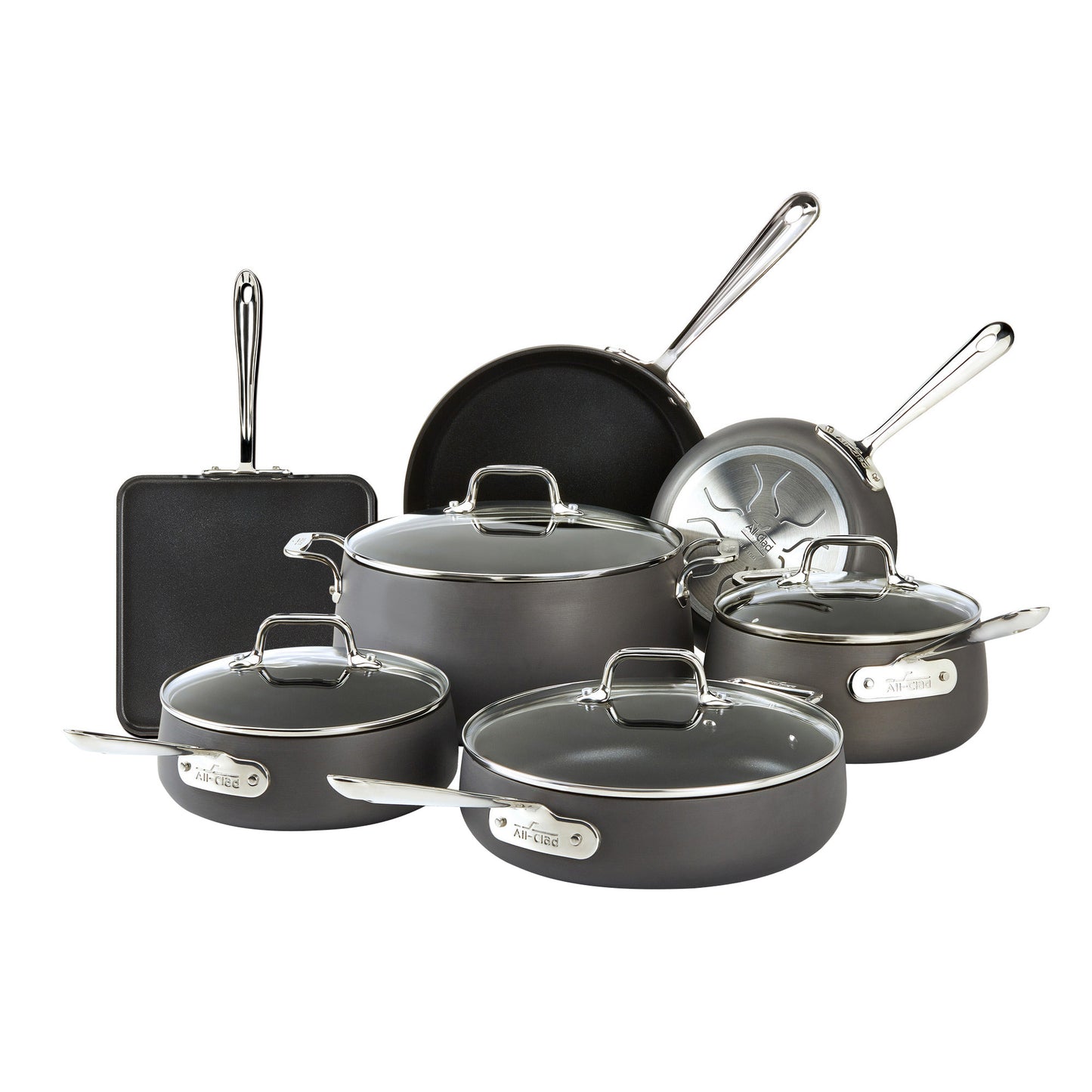 All-Clad 11-Piece Non-Stick Cookware Set image 0