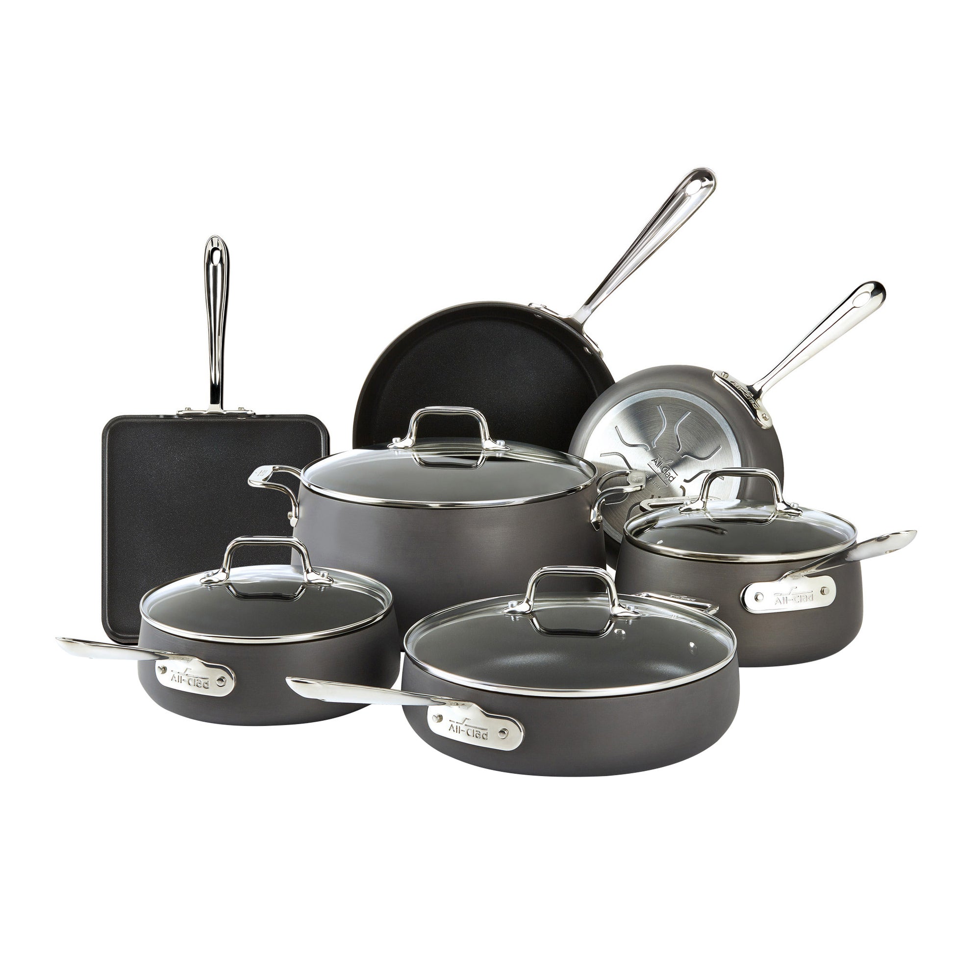 All-Clad 11-Piece Non-Stick Cookware Set image 0