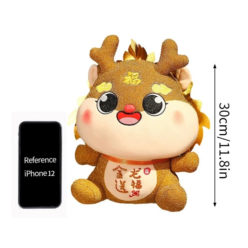 Chinese Lunar New Year Decoration 2024 Kawaii Dragon Plush Dolls Spring Festiva image 20