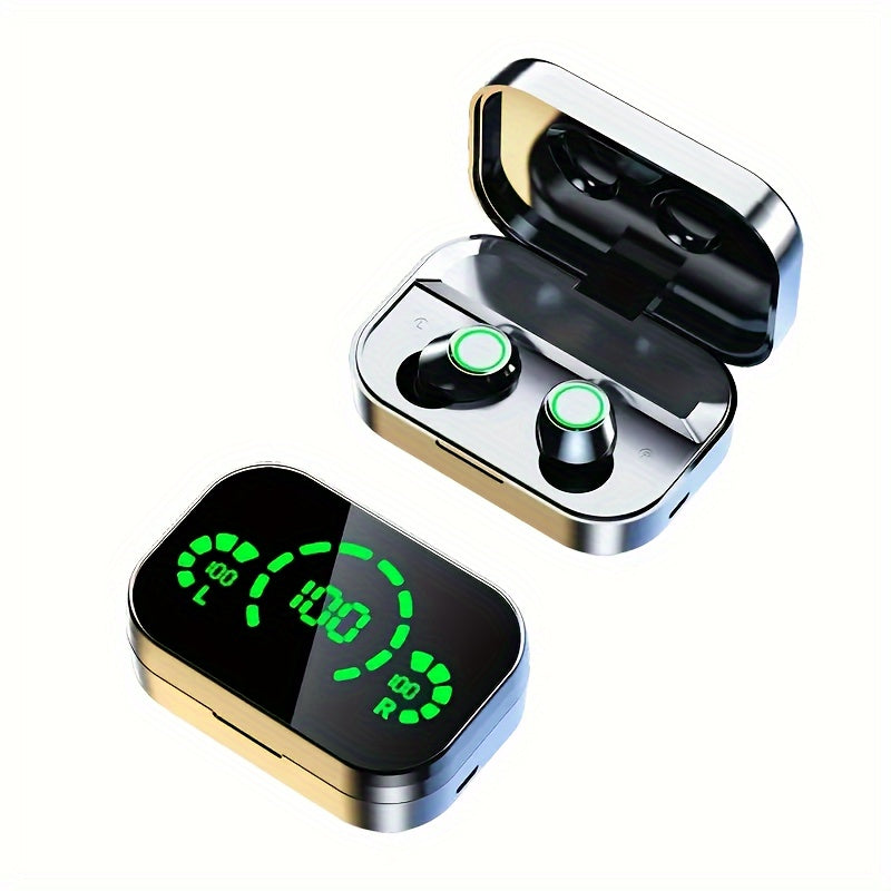 2024 New Three-screen Intelligent Digital Display Power Wireless Earphones High image 0