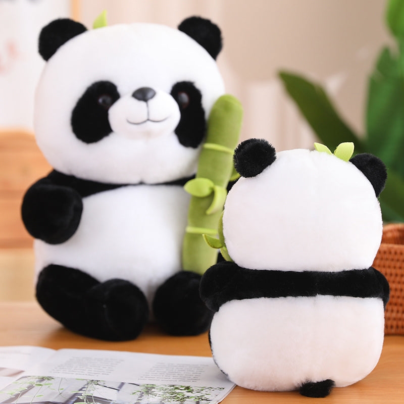 25cm Kawaii Panda With Bamboo Soft Stuffed International Favorite Dolls Birthda image 6