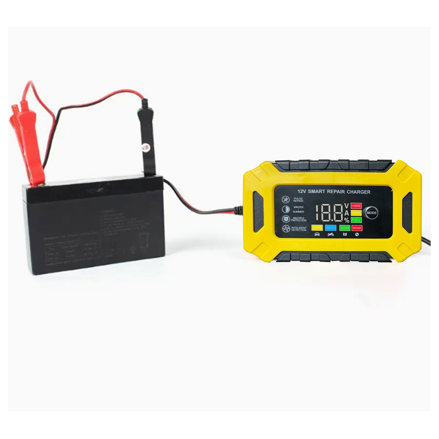 12V 6-Amp Car Battery Trickle Charger,Smart Portable Float Charger for Car, Mot image 5