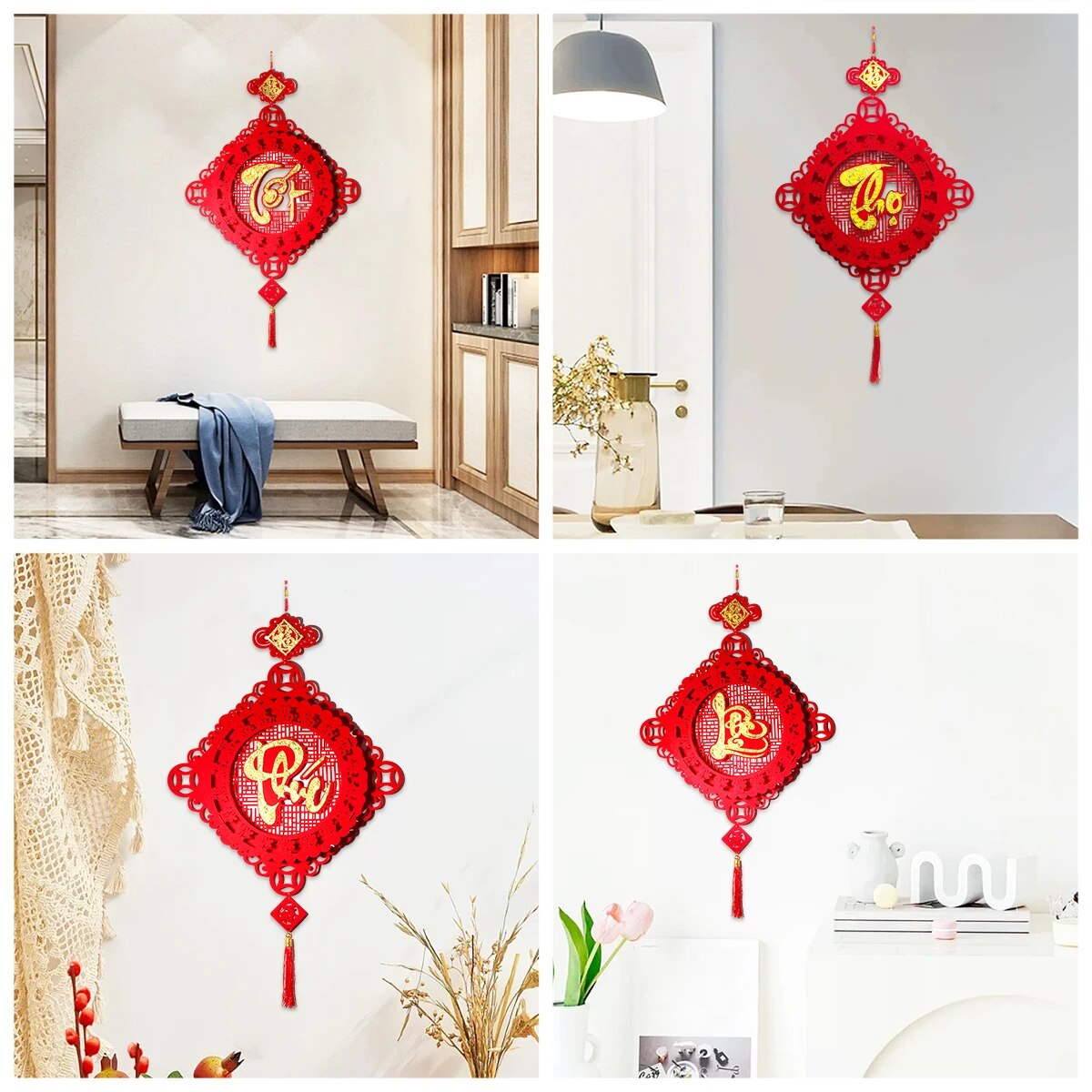 Chinese Lunar New Year Decorations 2024 Vietnam Spring Festival Hanging Pendant image 7