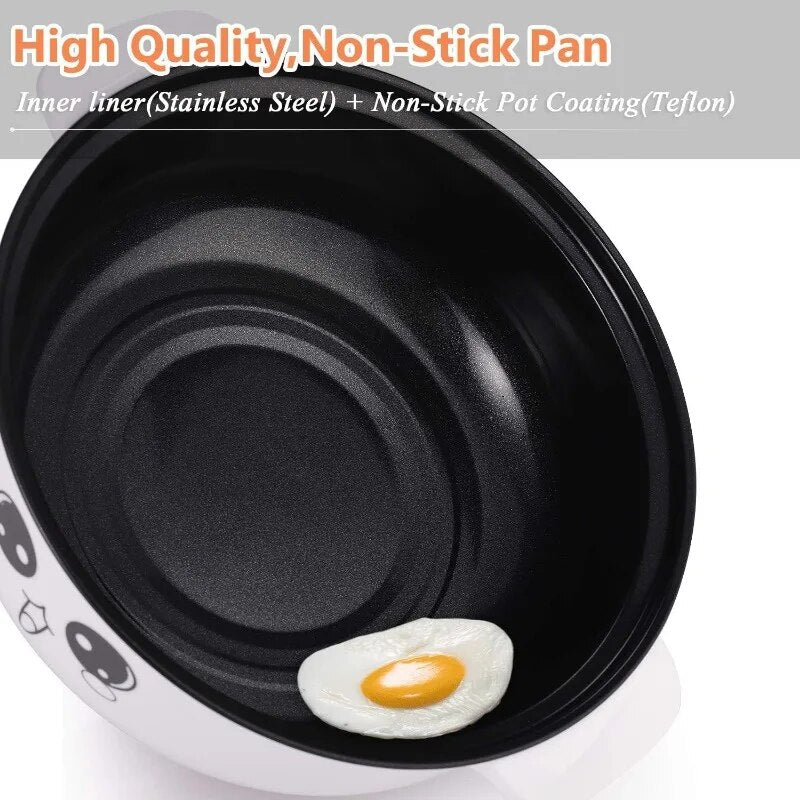 4-in-1 Multifunction Electric Cooker Skillet Wok Electric Hot Pot FBoiled Egg S image 4