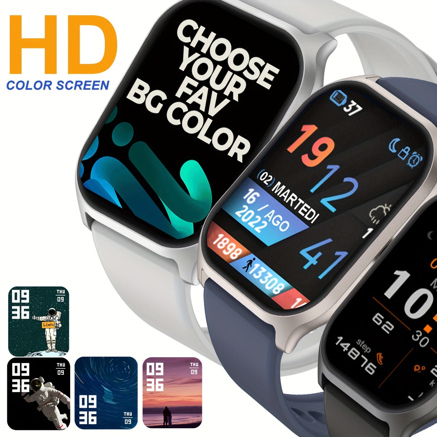 Smart watch, wireless calling/dial, multi-Sport mode, calling reminder and reje image 6