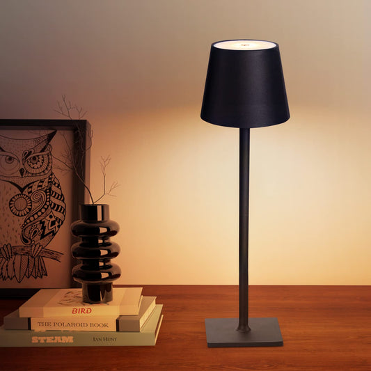 IRALAN Table lamp for bedroom Rechargeable Wireless touch lamp Camping candle C image 0