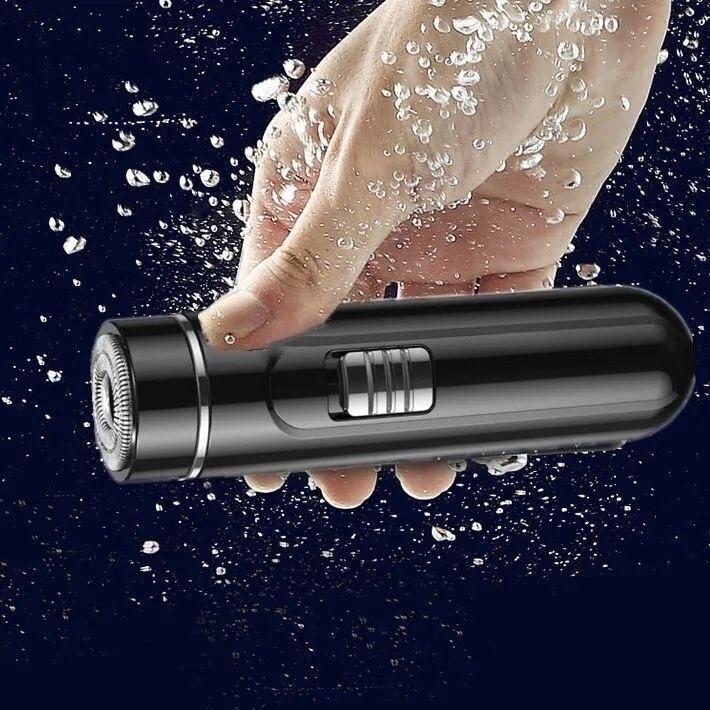 Compact & Convenient Electric Razor for Men - USB Rechargeable, Wet & Dry, Easy image 4
