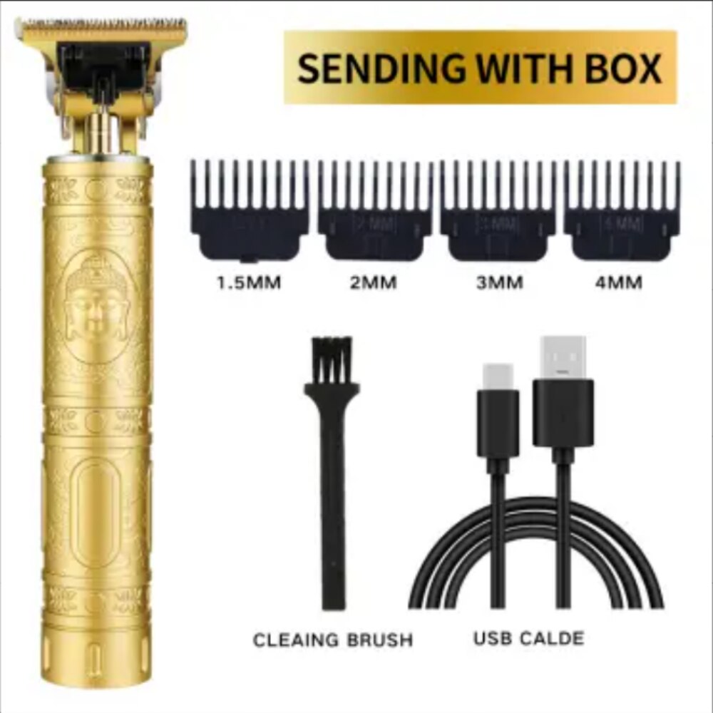 Electric Haircutter for Men USB Rechargeable Rechargeable Golden Buddha Razor E image 1