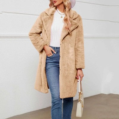 Jackets For Women Trendy Women'S Long Teddy Down Coat Winter Warm Puff
