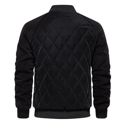 Abrigos de invierno para hombre, elegantes, de manga larga, abotonados, gruesos, cálidos, informales, tipo chaqueta