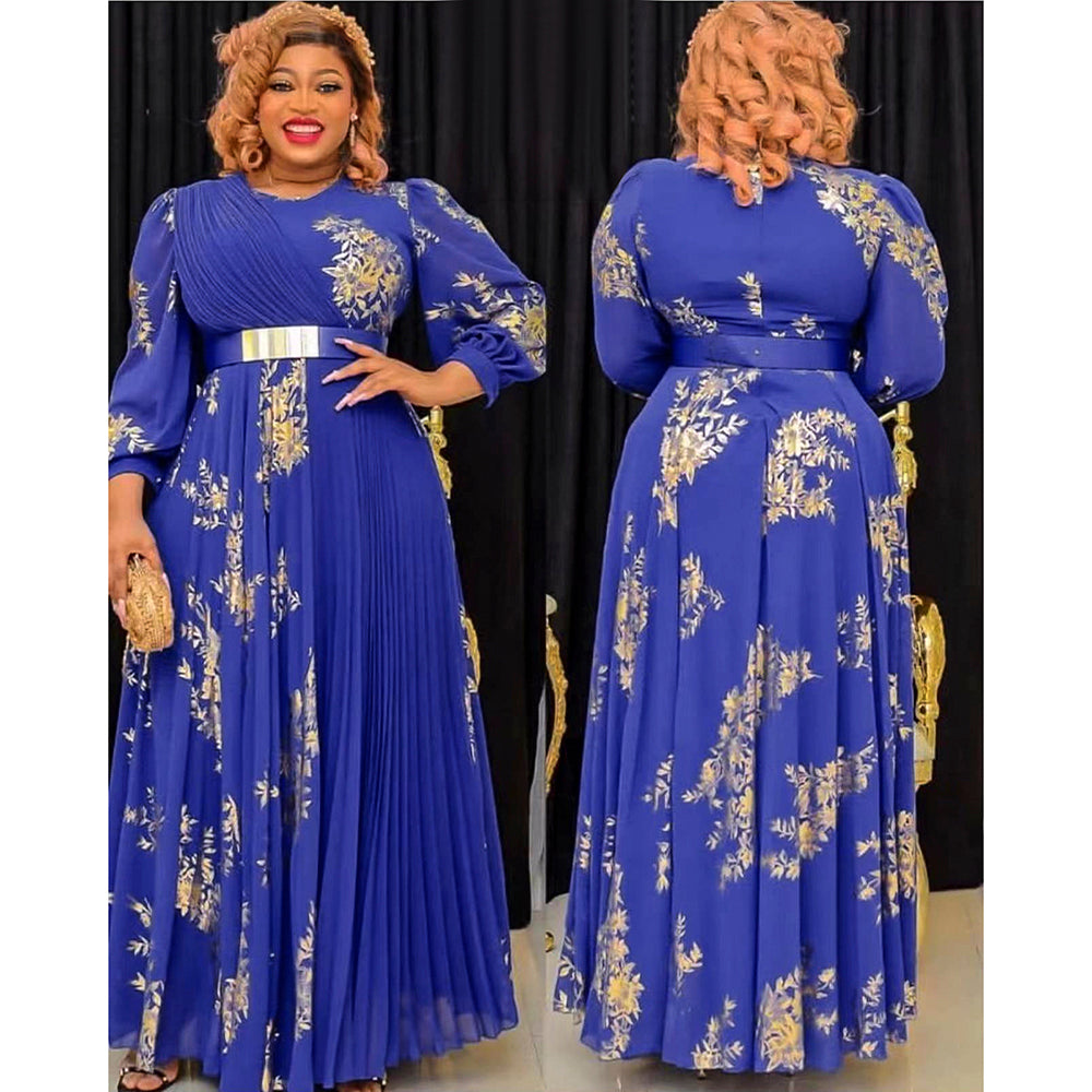 MD African Dresses For Women 2023 New Elegant Wedding Party Evening Gown Dashik image 7