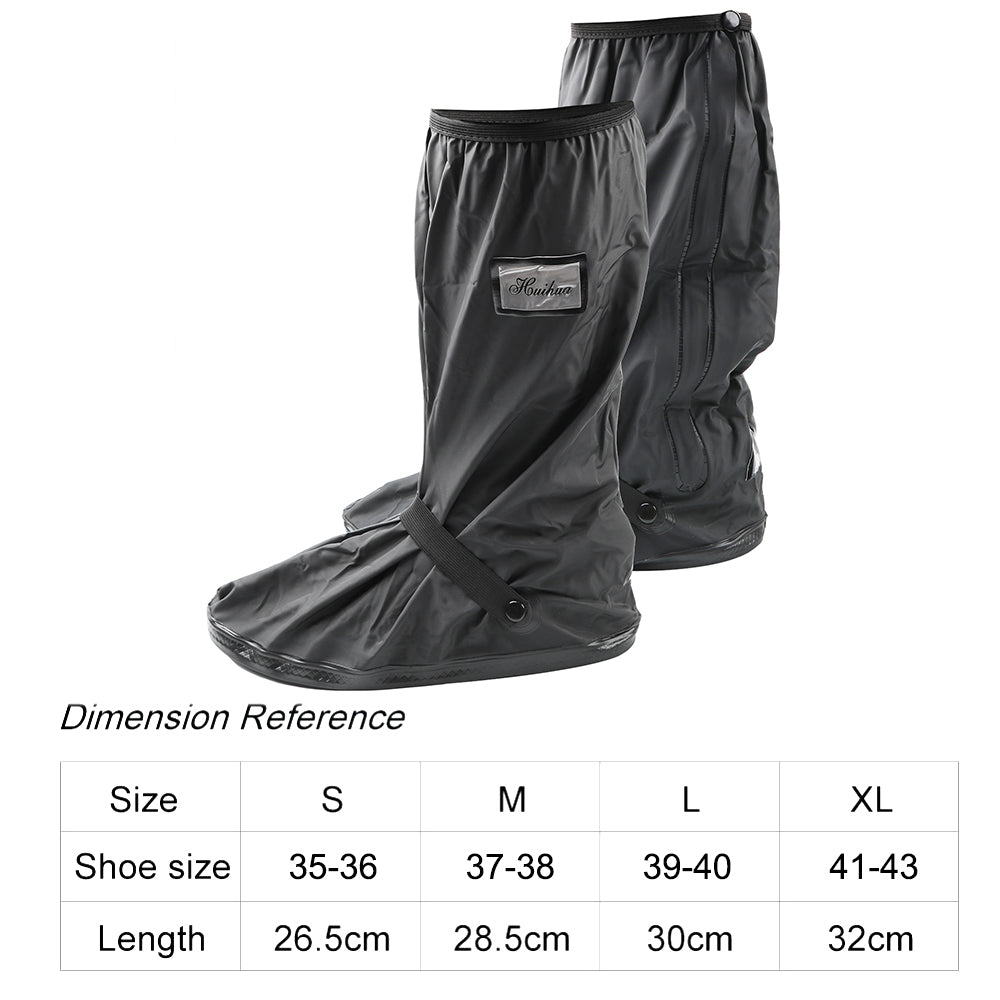Reusable Motorcycle Scooter Dirt Bike Rain Shoes Cover Non-Slip Boot Covers Uni image 9
