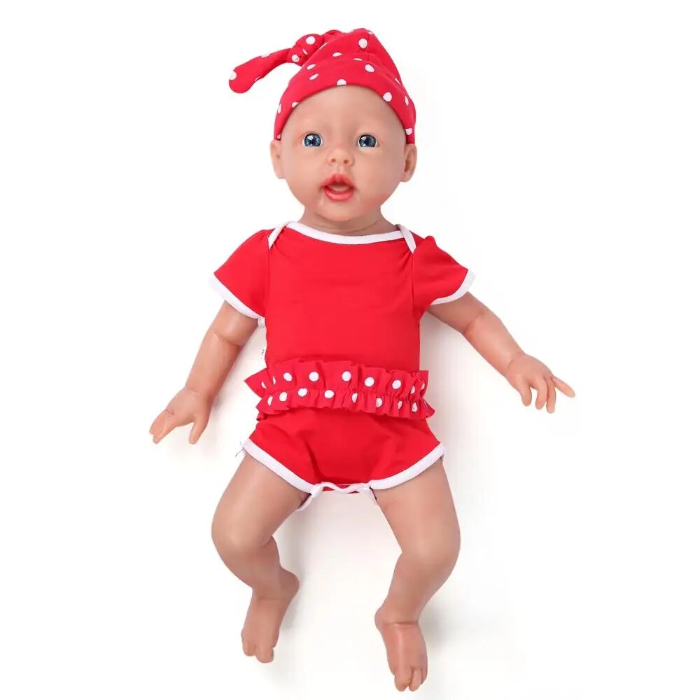 IVITA WG1515 50cm 3.96kg 100% Full Silicone Reborn Baby Dolls Realistic Blue Ey image 1