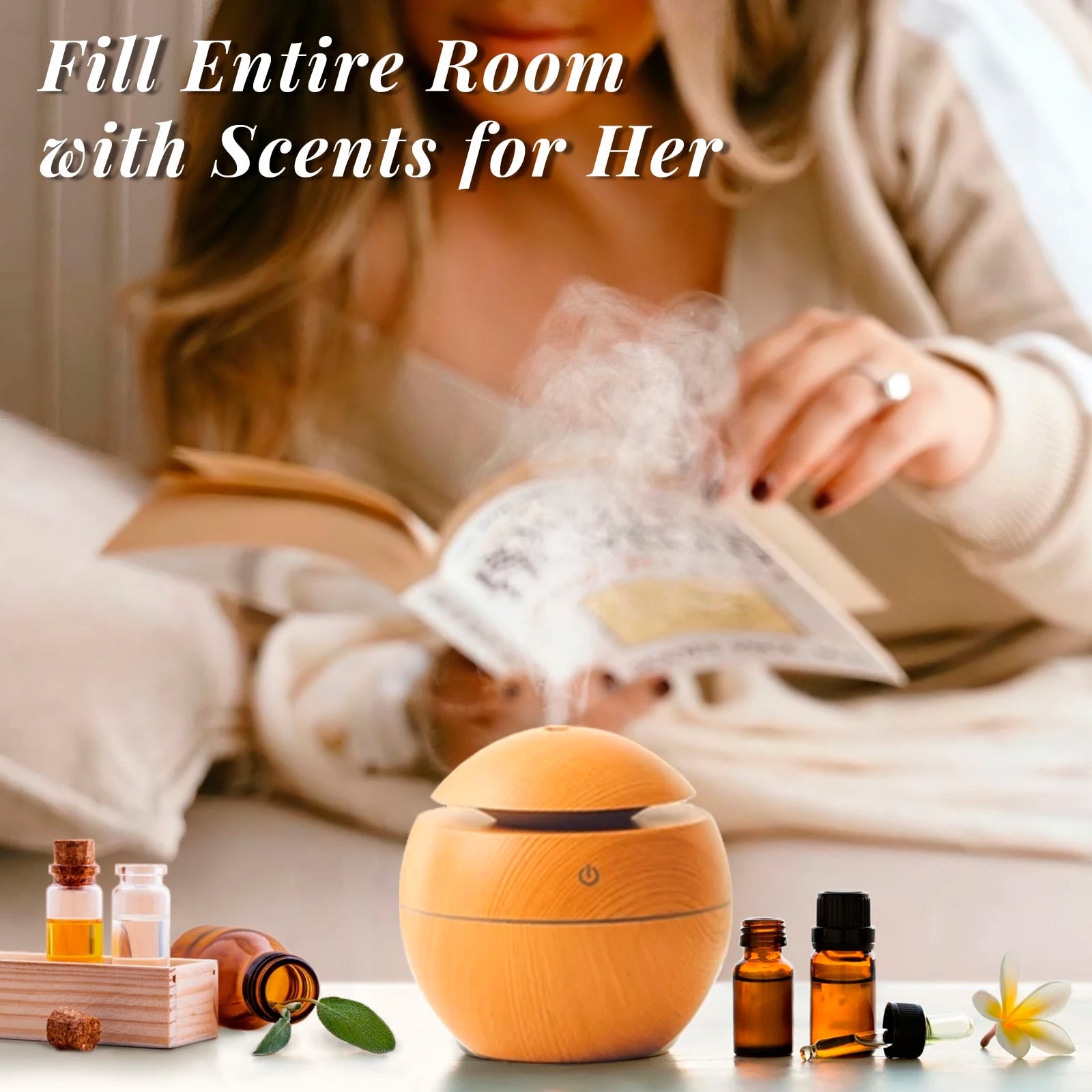 HIQILI Fragrance Oils Set-Women Theme | TOP 6 Gift Set Use for Aromatherapy,Dif image 3