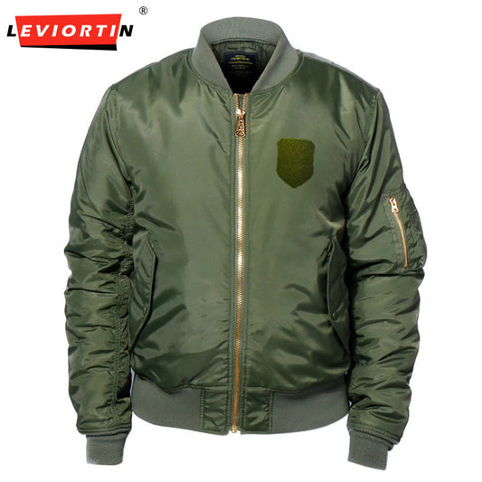 Men And Women Bomber Jackets Men Pilot Army Coat Varsity Windrunner Couples Mil image 0