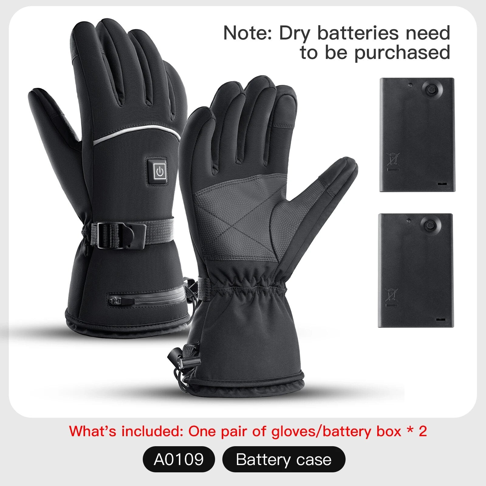 Waterproof Heated Rechargeable Gloves Electric Heated Gloves Thermal Heat Glove image 1