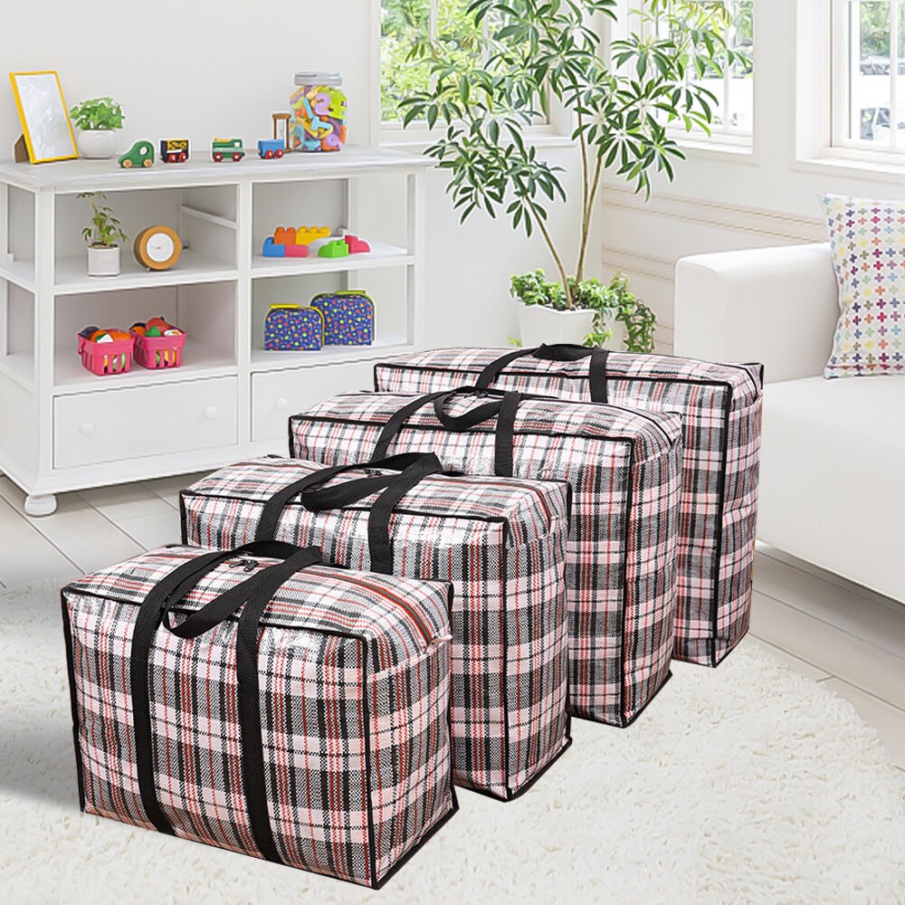 Multifunctional Woven Bag Thickened Luggage Packing Bag Super Large Capacity Wa image 1