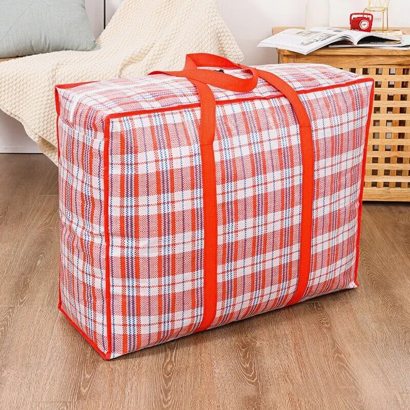 Multifunctional Woven Bag Thickened Luggage Packing Bag Super Large Capacity Wa image 3