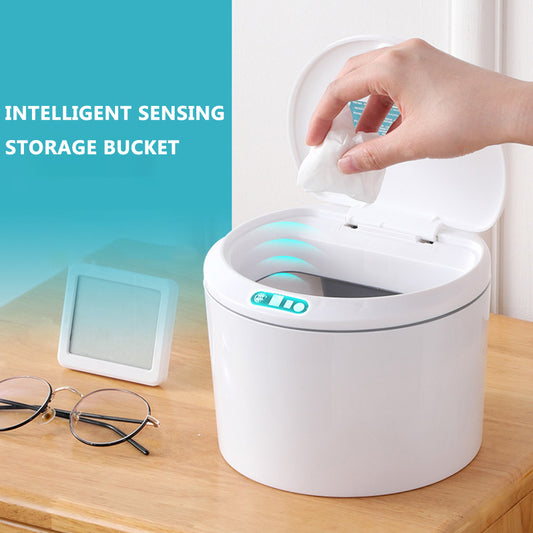 3L Automatic Desktop Trash Can Garbage Bin Removable Electric Sensor Garbage Bu image 0