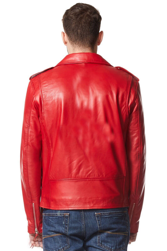 Turn-lapel Pu Jacket Coat Outside Spring and Autumn Street Trendy Men's Persona image 0