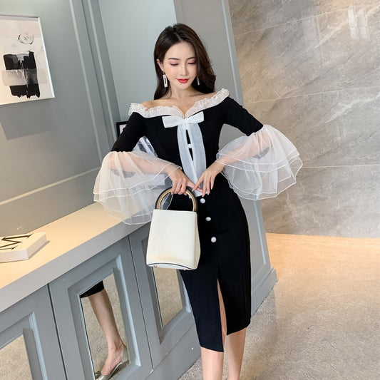 Cheongsam Sexy Oriental Dress Midi Elegant Chinese Dresses Summer 2020 Japanese image 0
