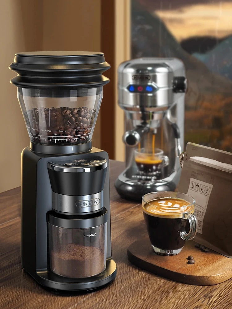 HiBREW Automatic Burr Mill Electric Coffee Grinder with 34 Gears for Espresso A image 7