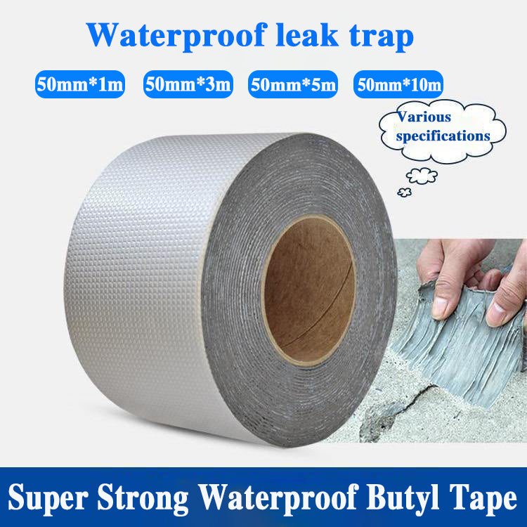 Waterproof Tape High Temperature Resistance Aluminum Foil Thicken Butyl Tape Wa image 0