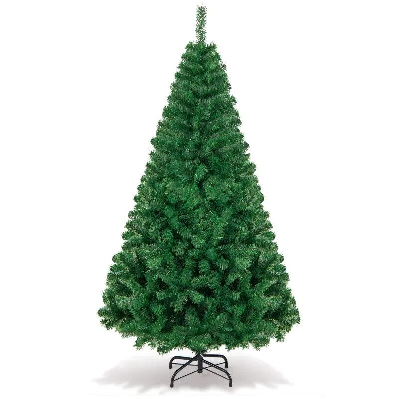 Vebreda 6ft Premium Christmas Tree, Pine Hinged Artificial Holiday Tree W/ 1000 image 0