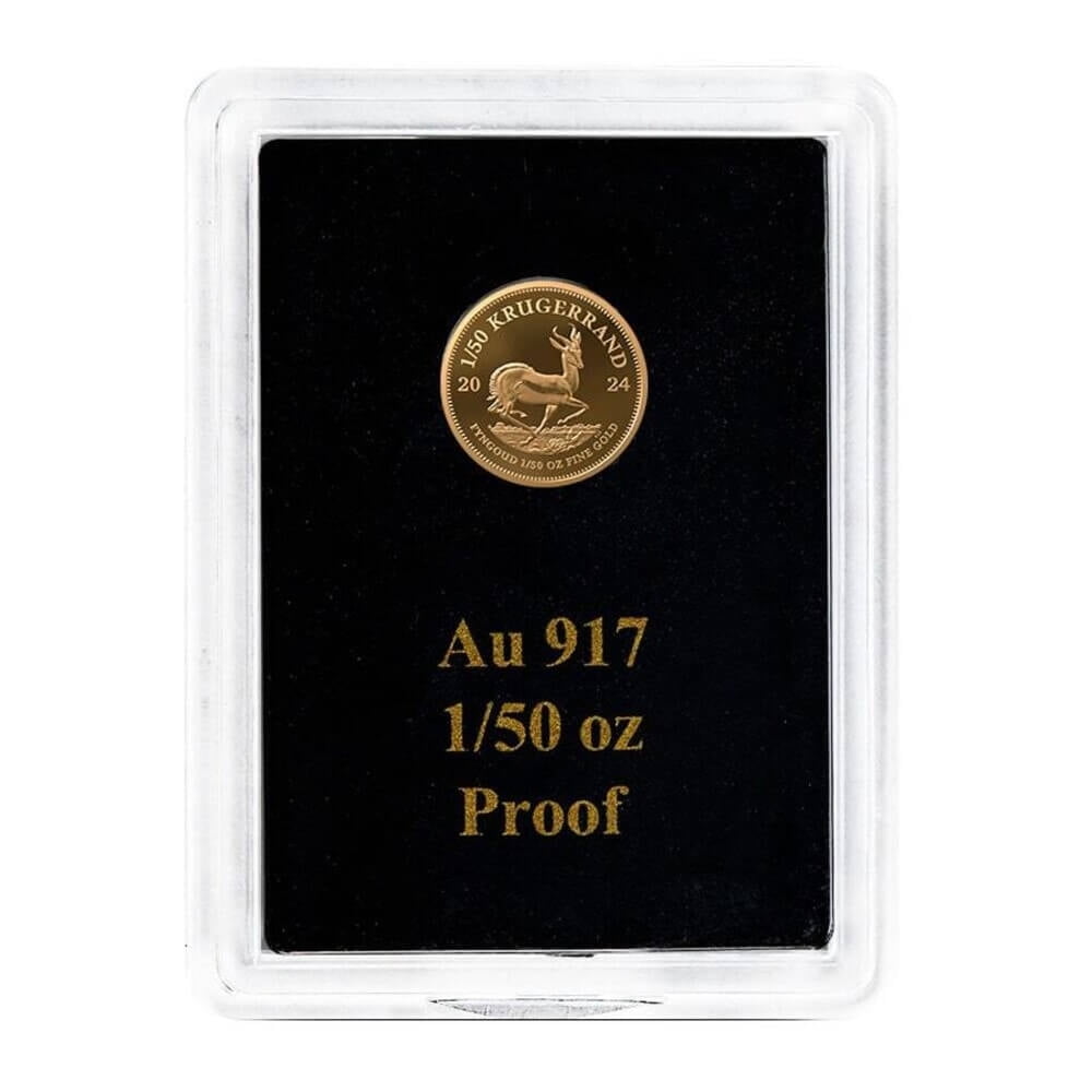 2024 South Africa 1/50 oz Proof Gold Krugerrand image 1