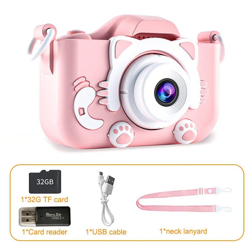 Kids Camera Toys Mini Camera Kids Digital Camera With Video Cartoon Soft Silico image 1