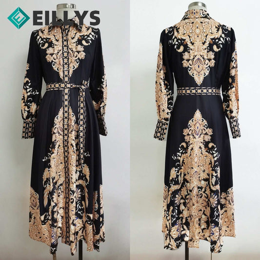 Ramadan Muslim Long Dress Dubai African Maxi Dresses Elegant Hijab Dress Women image 0