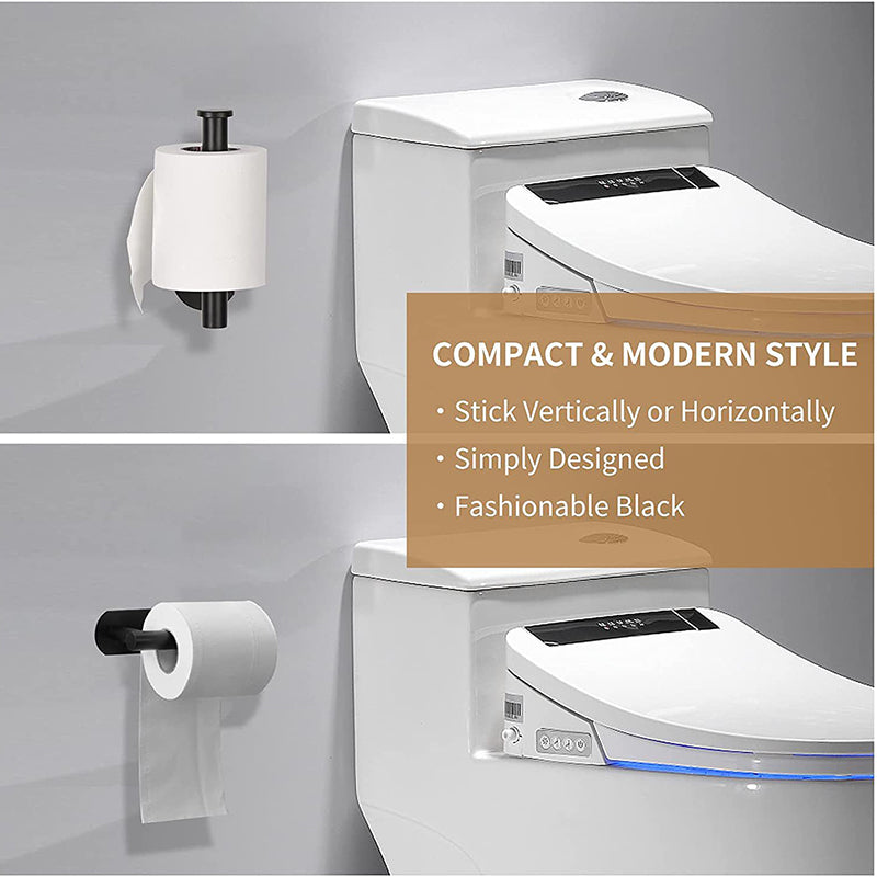 Stainless Steel Paper Towel Holder Adhesive Toilet Roll Paper Holder No Hole Pu image 14
