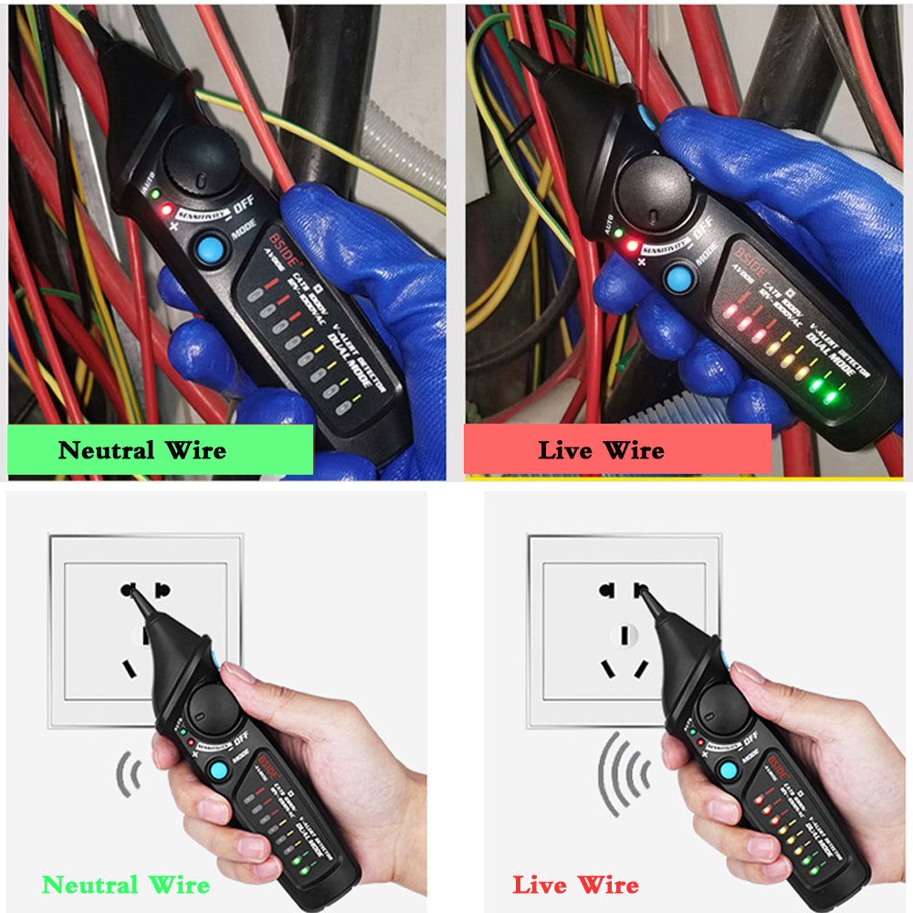 BSIDE Non-Contact Voltage Detector Tester Indicator Profession Smart Test Penci image 6