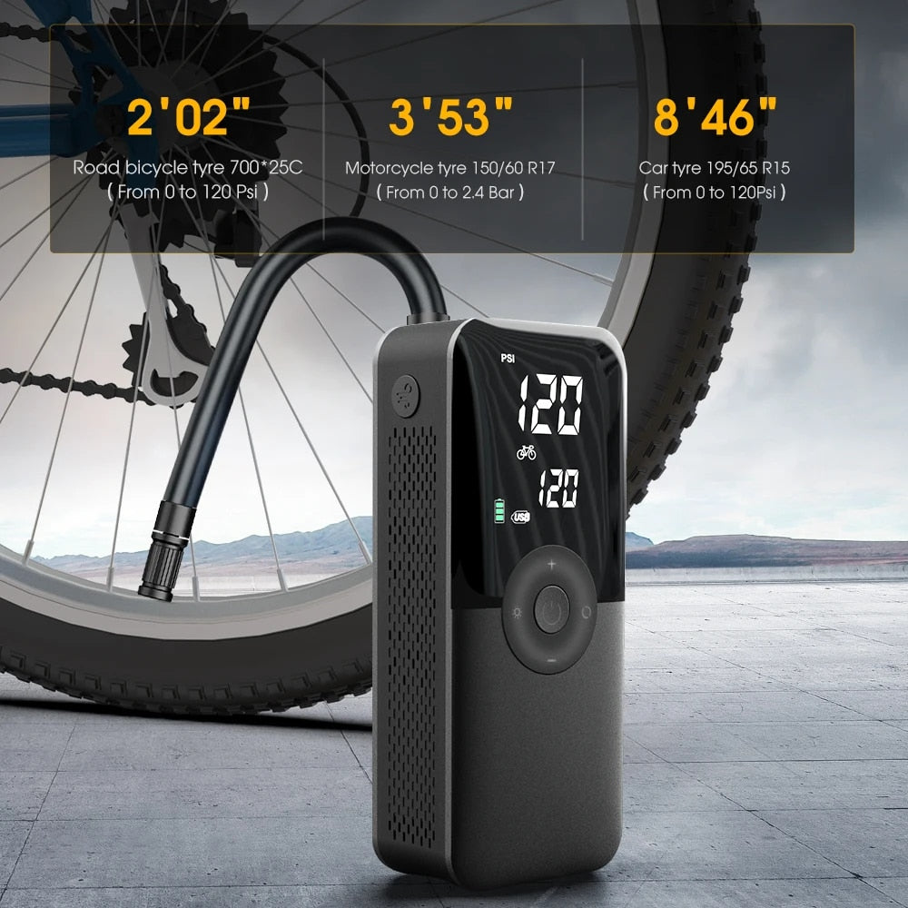 Wireless Tire Air Injector 12V Automobile Automatic Pump Portable Electric Air image 4