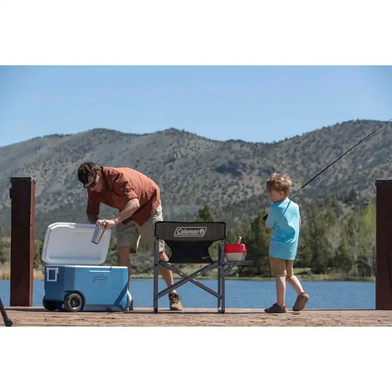 62-Quart Xtreme 5-Day Hard Cooler with Wheels, Blue image 5