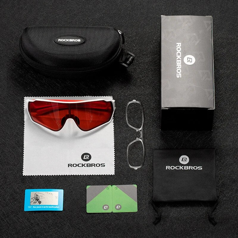 ROCKBROS Cycling Glasses Men Women Photochromic Outdoor Sport Hiking Eyewear Po image 6