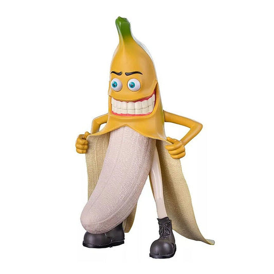 Evil Banana Statues Trick Toys Resin Figurine Art Crafts Desk Tabletop Sculpture image 0