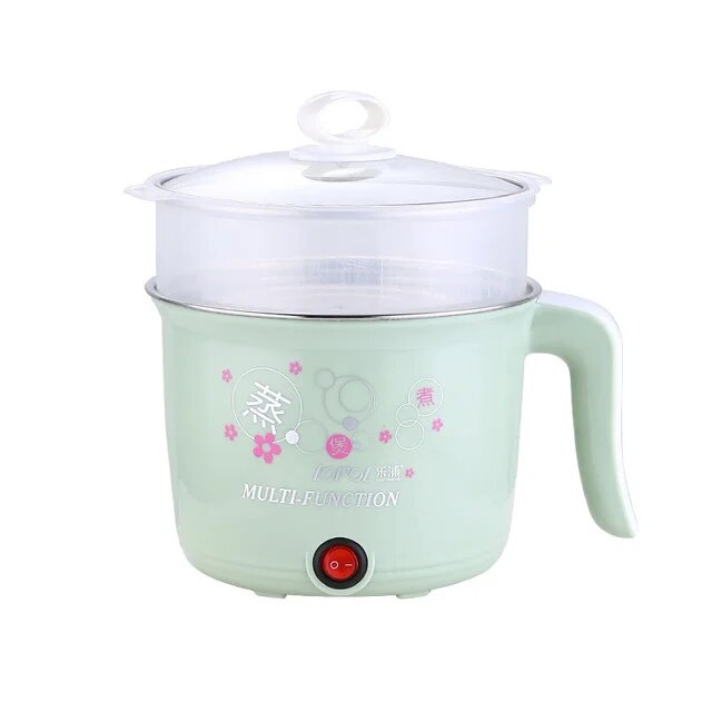 Electric Cooker Home Multifunction Hot Pot 1-2 People Heating Pan Cooking Pot M image 5