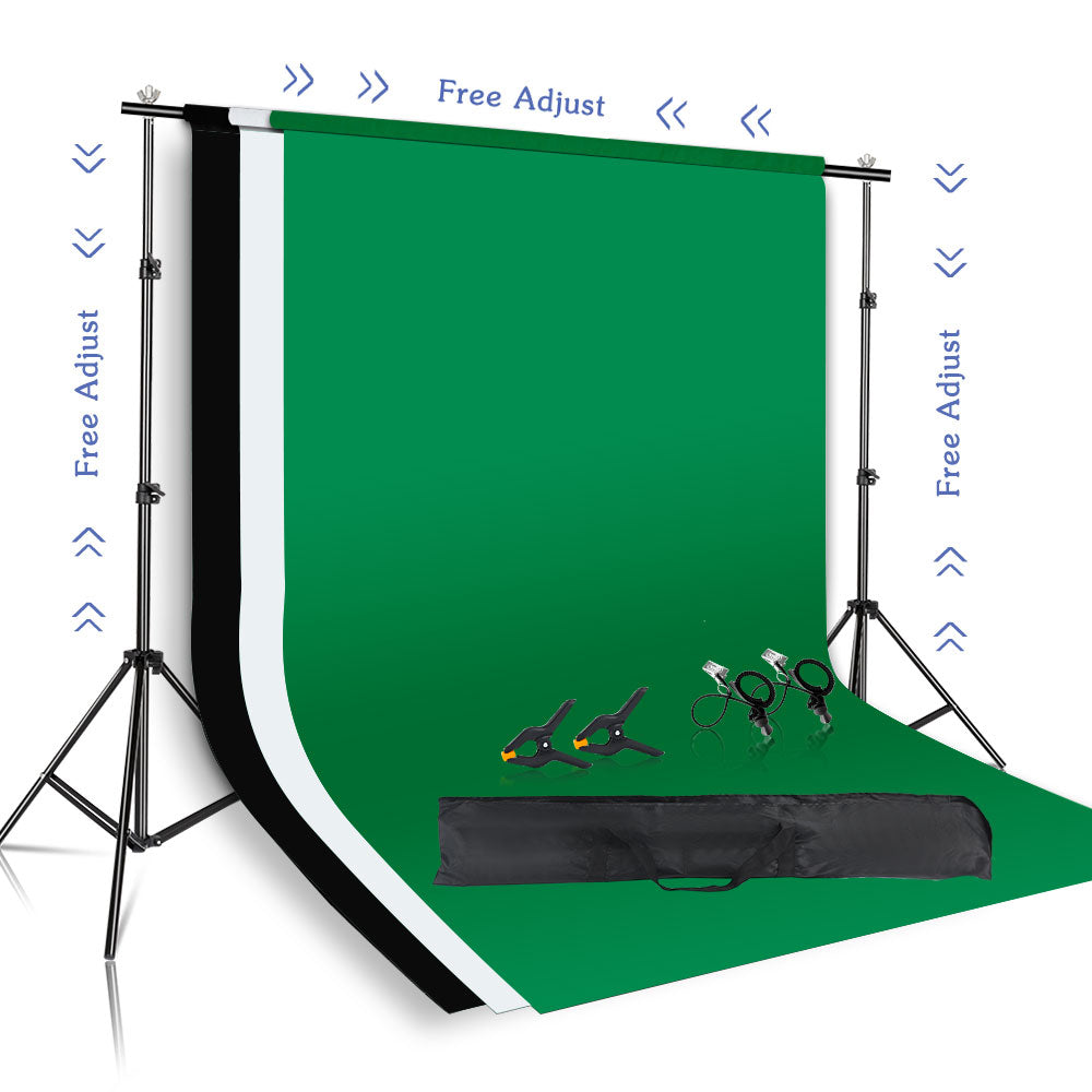 Background Stand Kit Support System Backdrops With Adjustable Stand for Photogr image 1
